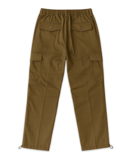 بنطال كارغو أصفر عسكري - تصميم متين ومتعدد الجيوب