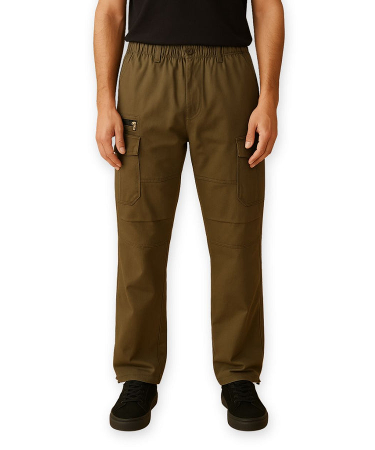 Army Yellow Cargo Pants – Durable & Multi-Pocket Design