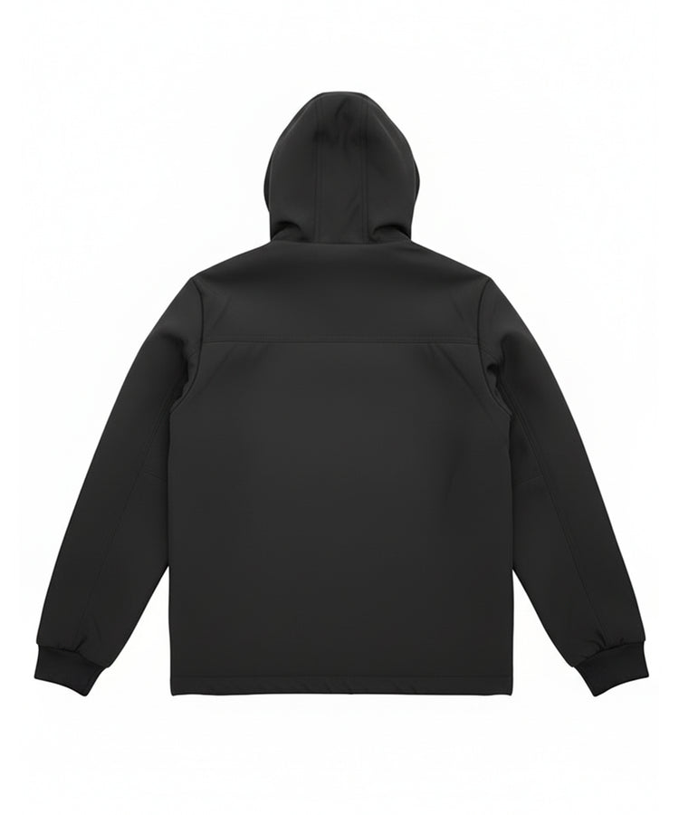 جاكيت شتوي مبطن بالصوف - أسود