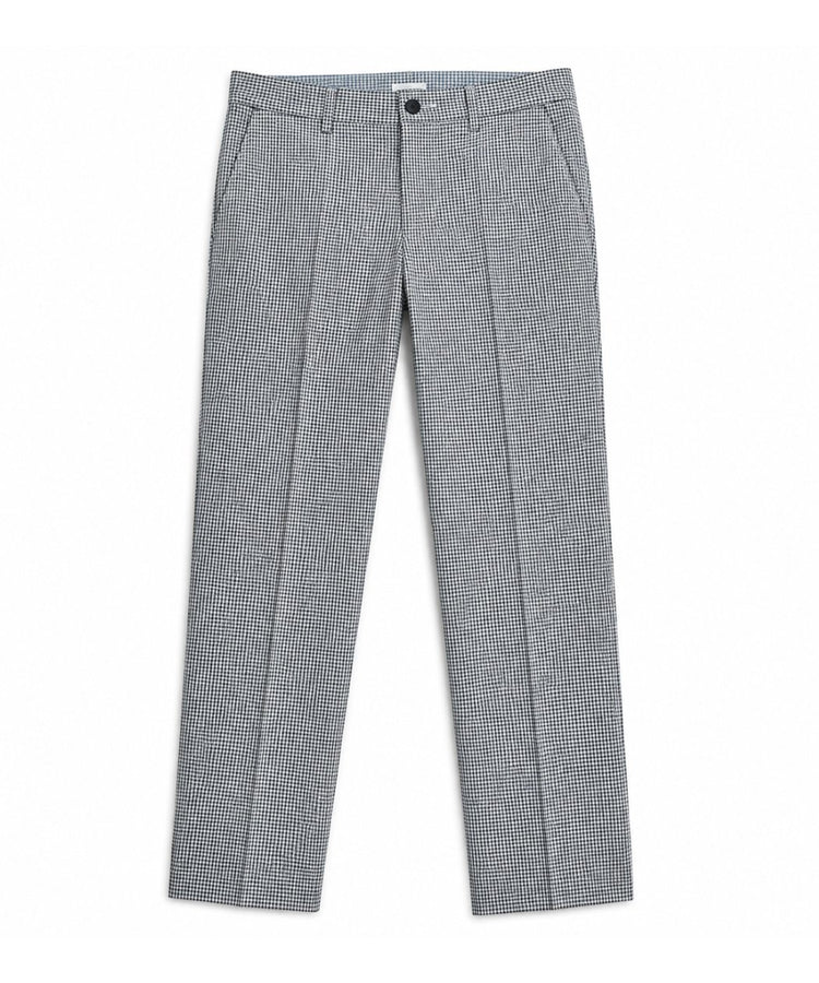 Chef Checkered Trousers with Elastic Waist & Button Closure - Professional Kitchen Pants