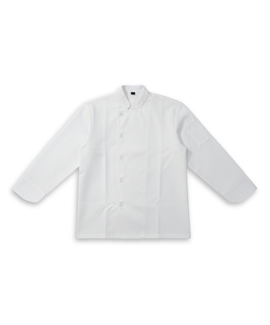 Chef Coat / Jacket White – Flat Button, Breathable & Durable