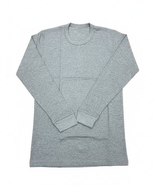 Grey Full Sleeves Innerwear T-Shirt – Cotton Blend, Soft & Lightweight
