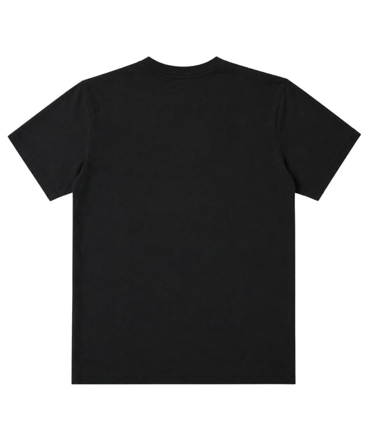 Black Round Neck T-Shirt - Premium 220 GSM Cotton Blend Classic Fit