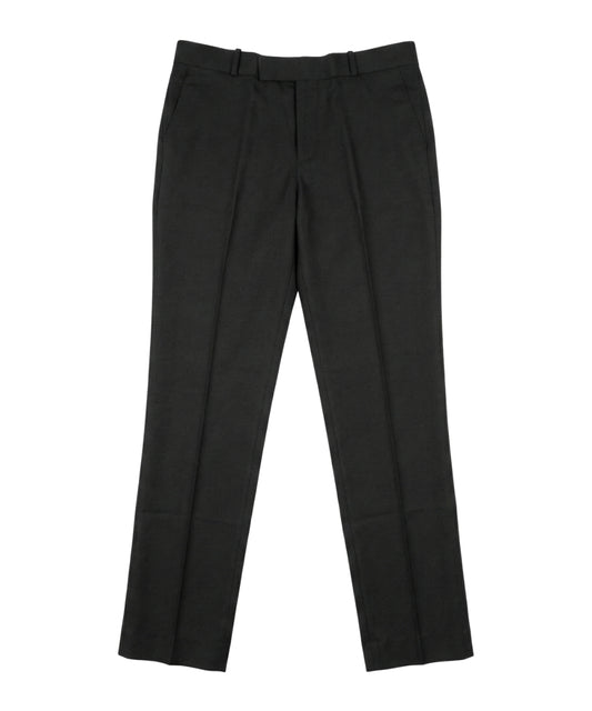 Hajah Black Formal Trousers – Straight Fit with Back Pocket