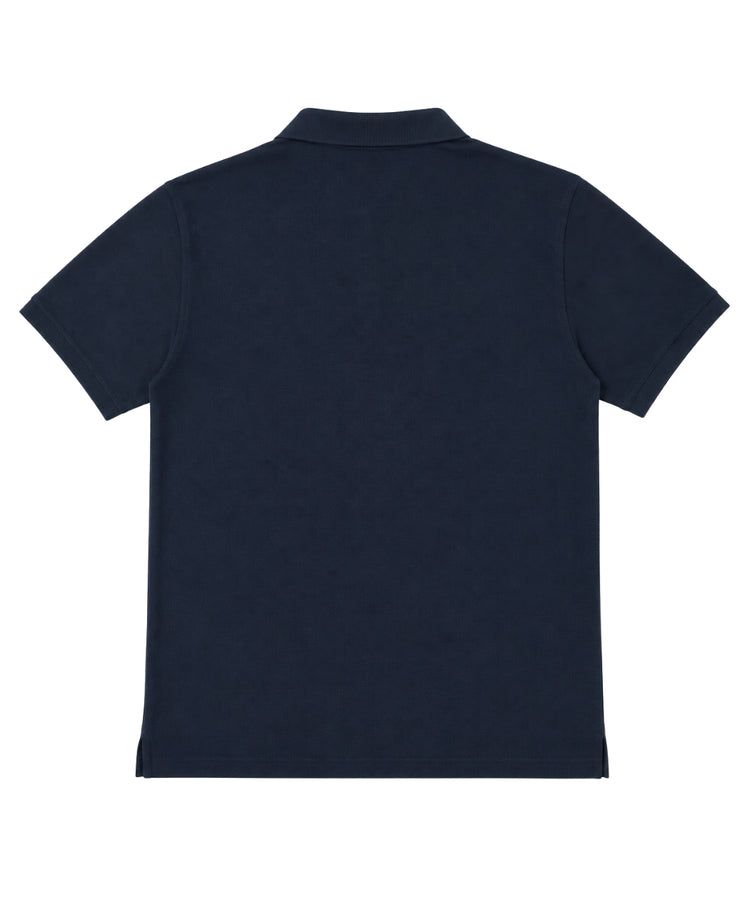 Navy Polo T-Shirt - Premium 240 GSM Cotton Blend Classic Fit