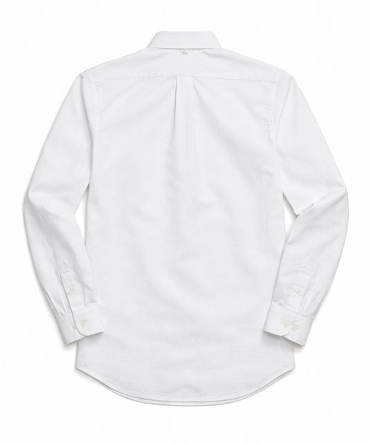 Hajah Oxford Fabric White Shirt – Classic Long Sleeve Workwear Shirt