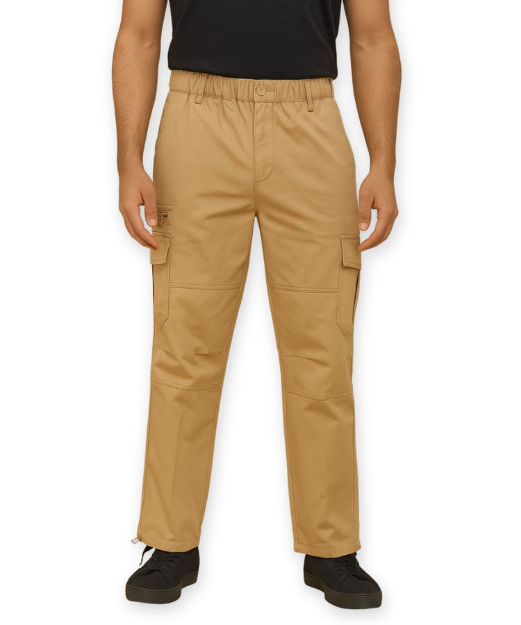 Khaki Cargo Pants – Durable & Multi-Pocket Design