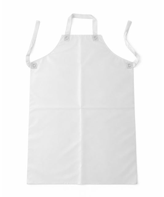 White Matte Rubber Apron – Waterproof Heavy-Duty Protection for Professional Work