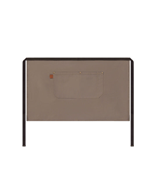 Beige Canvas Waist Apron – Durable Fabric, Utility Pockets & Adjustable Ties