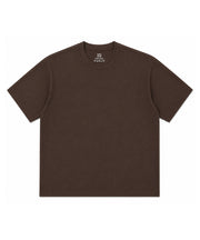 Brown Oversized Drop Shoulder Round Neck T-Shirt - Premium 250 GSM