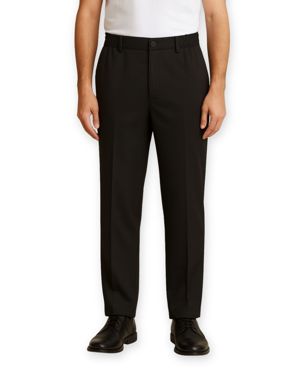 Black Chef Trousers With Elastic – Professional Fit & Easy Care