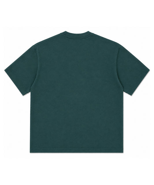 Green Oversized Drop Shoulder Round Neck T-Shirt - Premium 250 GSM