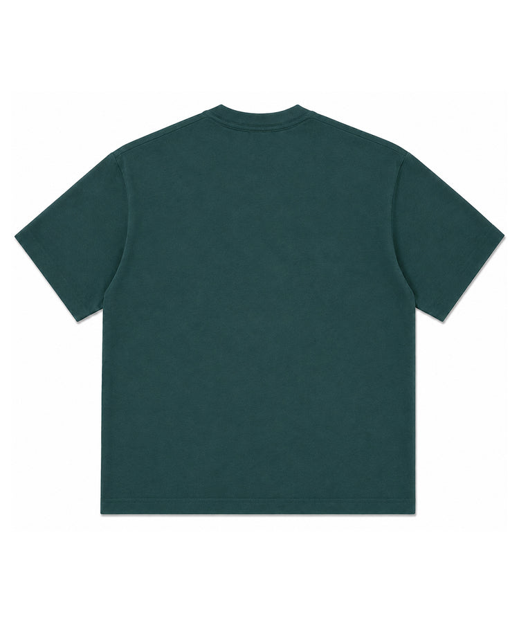 Green Oversized Drop Shoulder Round Neck T-Shirt - Premium 250 GSM