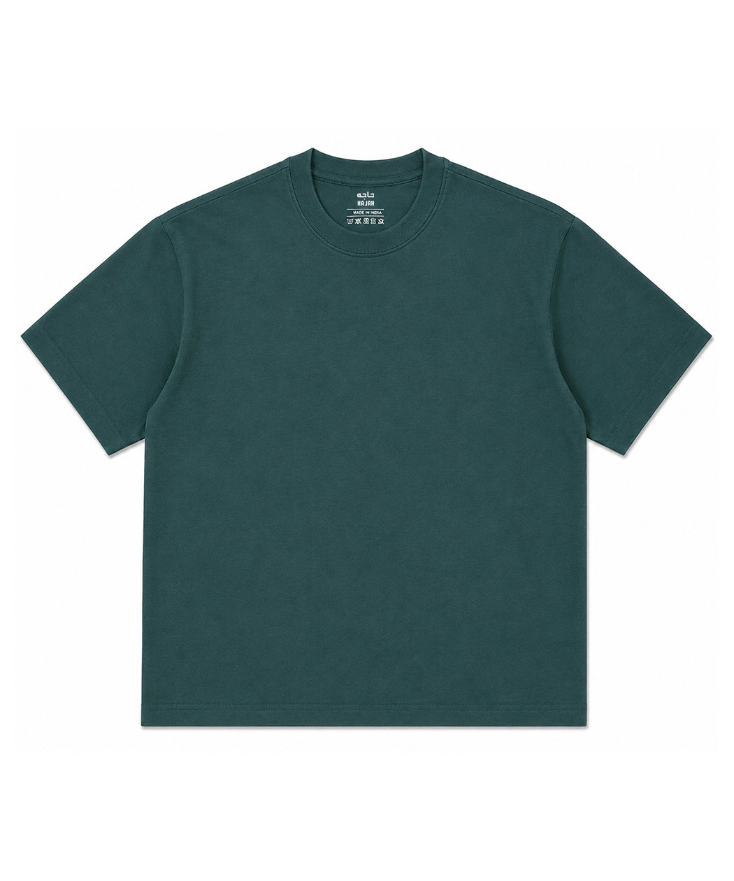 Green Oversized Drop Shoulder Round Neck T-Shirt - Premium 250 GSM