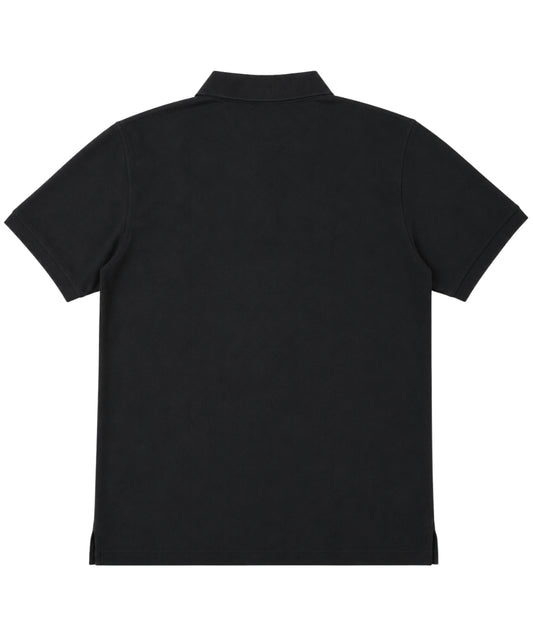 Black Polo T-Shirt - Premium 240 GSM Cotton Blend Classic Fit