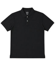 Black Polo T-Shirt - Premium 240 GSM Cotton Blend Classic Fit