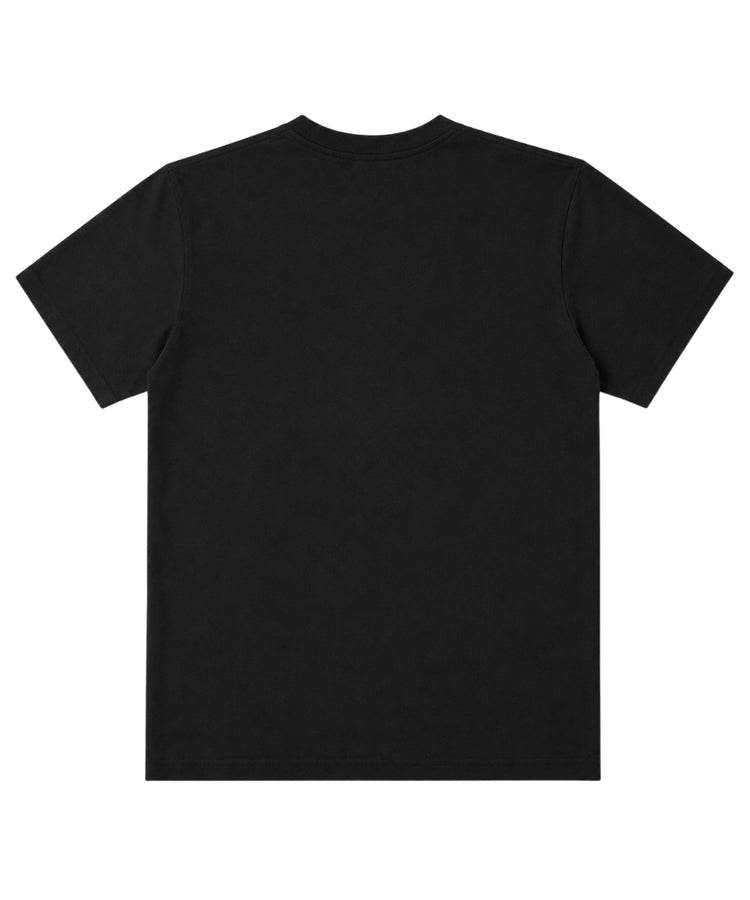 Black Round Neck T-Shirt - Premium 220 GSM Cotton Blend Classic Fit