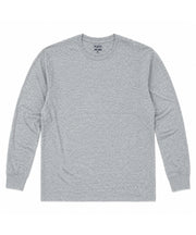 Light Grey Long Sleeves Round Neck T-Shirt - Premium 220 GSM Cotton Blend Classic Fit
