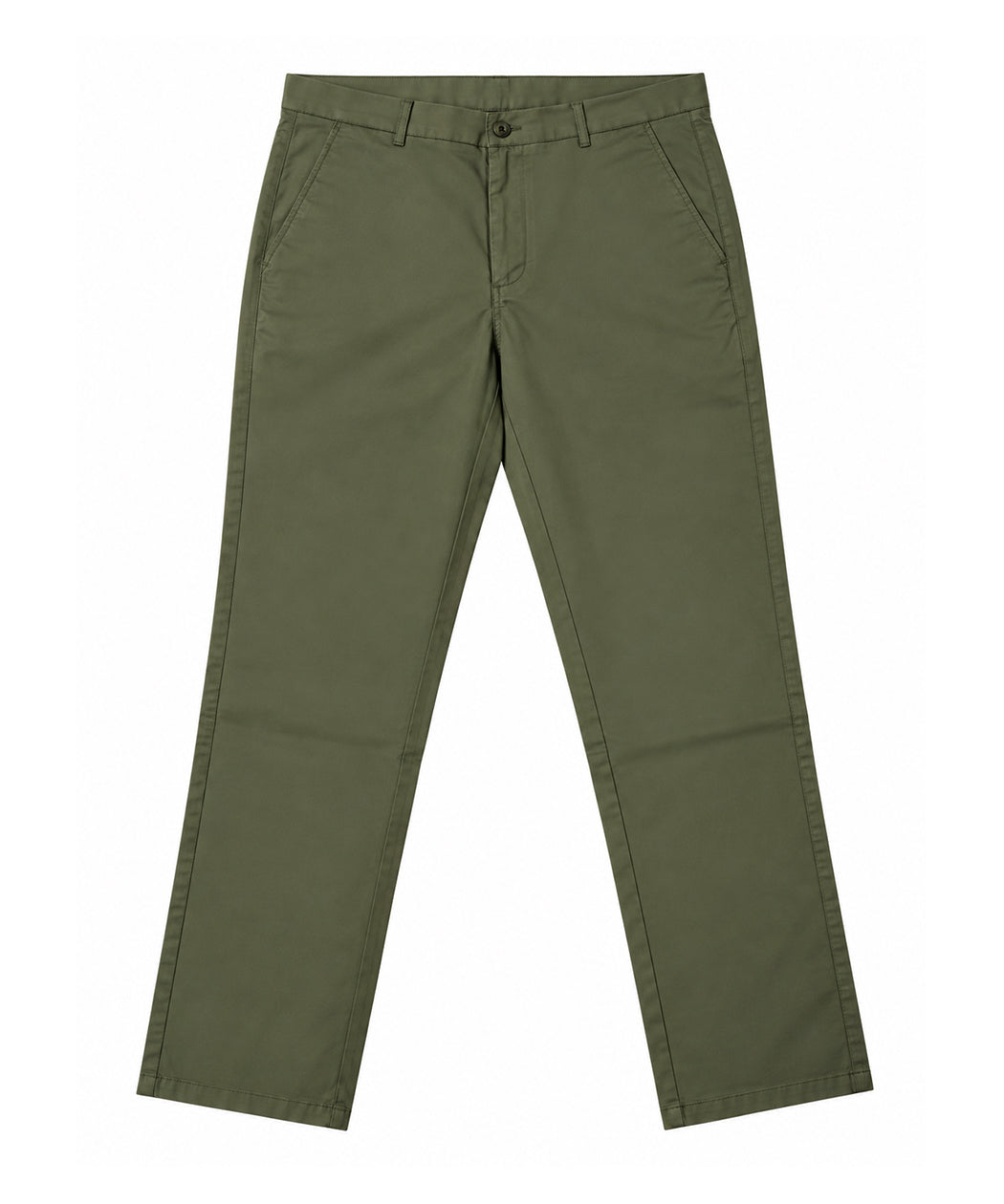 Hajah Premium Olive Green Chino Cotton Trousers – 98% Cotton, Regular Fit Pants