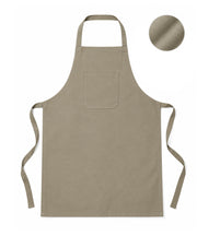 Premium Khaki Canvas Bib Apron – Heavy-Duty Fabric with Front Pocket