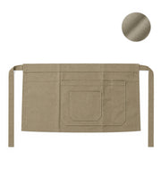 Premium Khaki Canvas Half Apron – Heavy-Duty Waist Apron with Multiple Front Pockets
