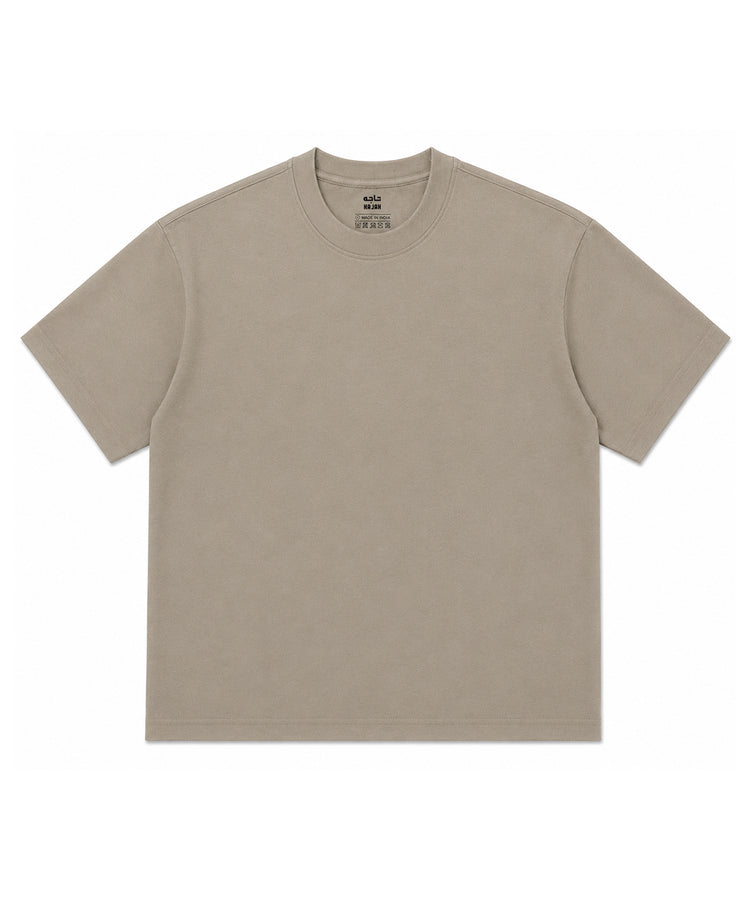 Mud Oversized Drop Shoulder Round Neck T-Shirt - Premium 250 GSM