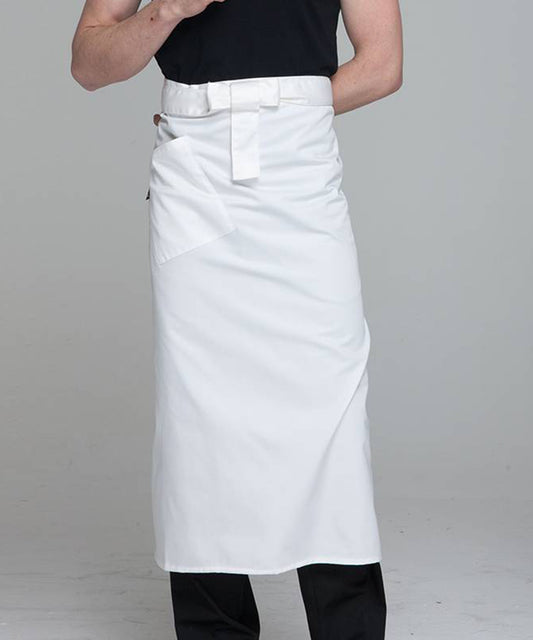 Solid Color Waiter Long Waist Apron – Professional & Functional